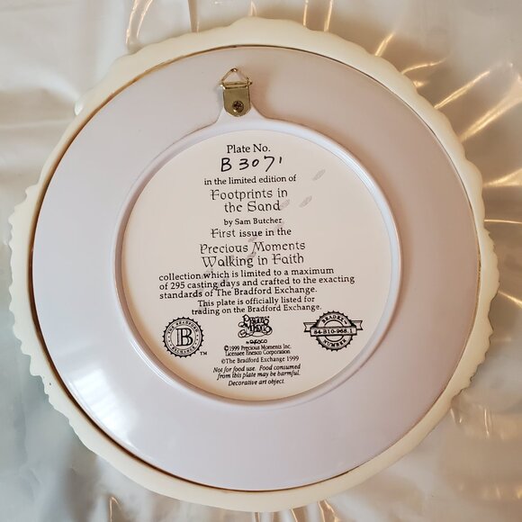 Precious Moments by Sam Butcher, Footsteps in the Sand - Picture 4 of 4